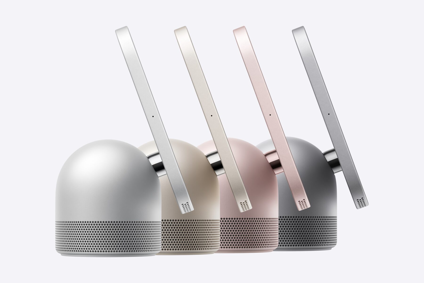 HomeView in silver, starlight, rose pink and space gray