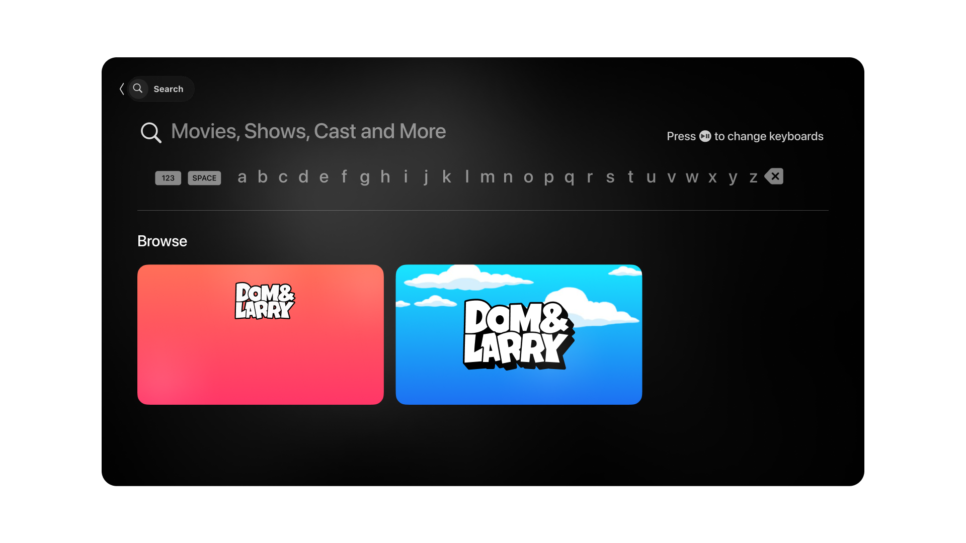 tvOS Web